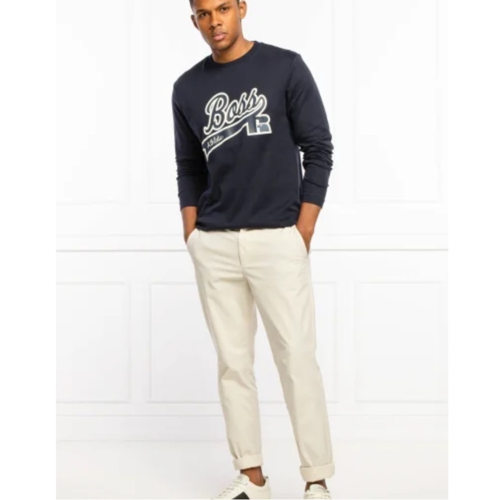 Boss X Russell Athletic Long Sleeve T Shirt